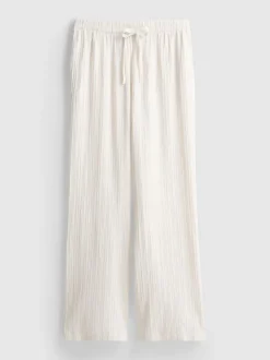 Hose in Knitteroptik mit geradem Bein