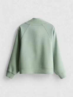 1–9 Jahre | Active-Sweatshirt mit halbem Reißverschluss und Trichterkragen
