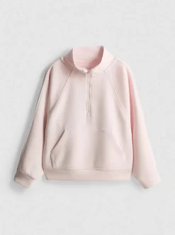 1–9 Jahre | Active-Sweatshirt mit halbem Reißverschluss und Trichterkragen