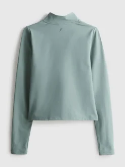7–15 Jahre | Active-Sweatshirt mit halbem Reißverschluss
