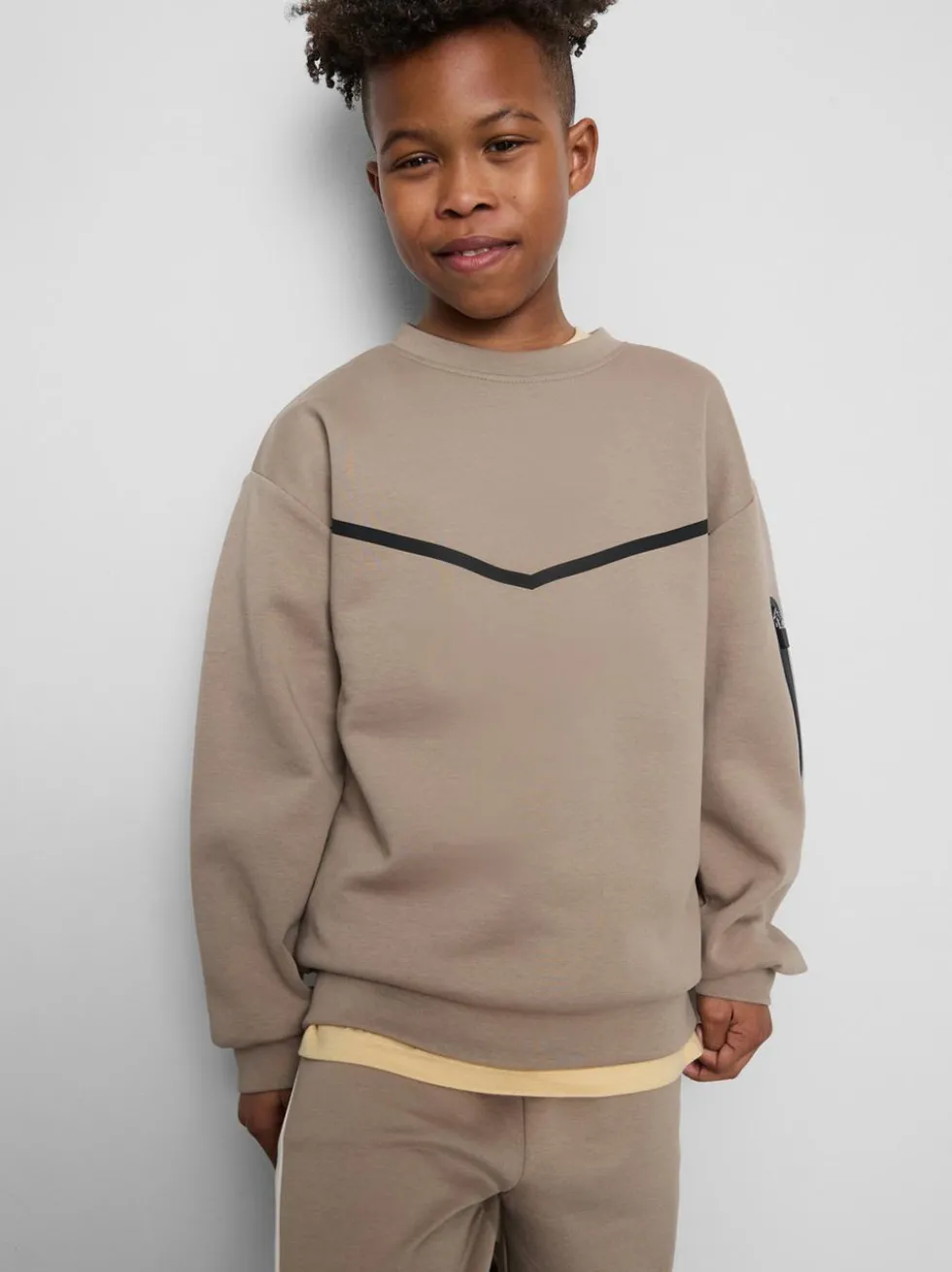 7–15 Jahre | Activewear-Sweatshirt mit Einfassungen