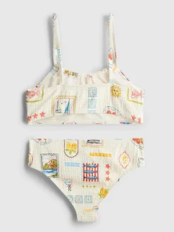 7–15 Jahre | Bikini mit Postkarten-Print