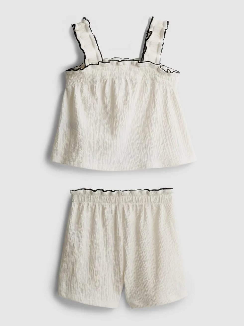 1,5–9 Jahre | Bluse und Shorts in Knitteroptik