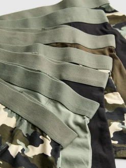 2–15 Jahre | Boxershorts mit Tarnmuster, 7er-Pack