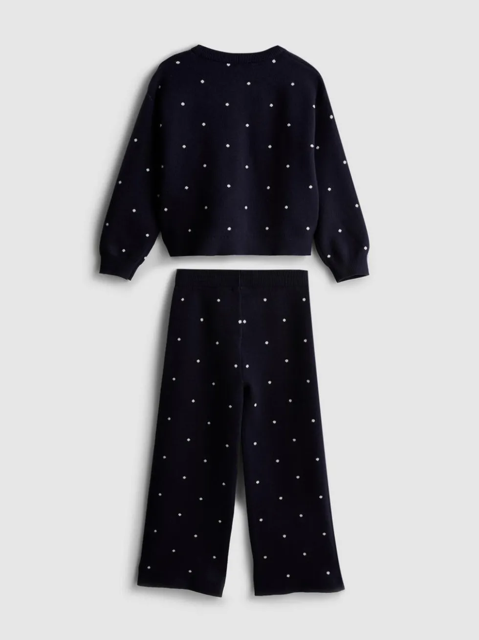 1–9 Jahre | Cardigan mit Pünktchenmuster und Strickhose im Set