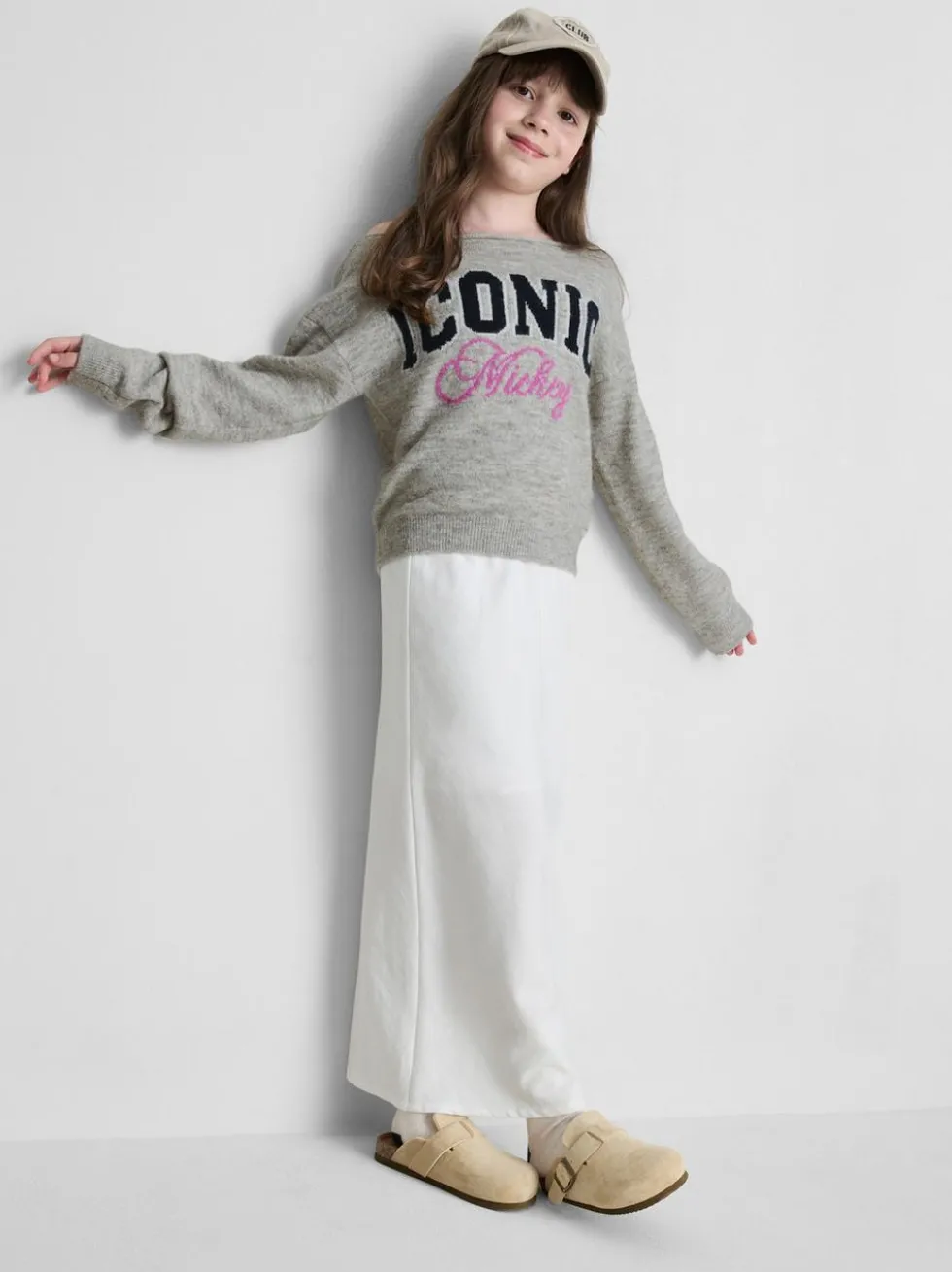 7–15 Jahre | „Disney Micky Maus“ Pullover mit U-Boot-Ausschnitt