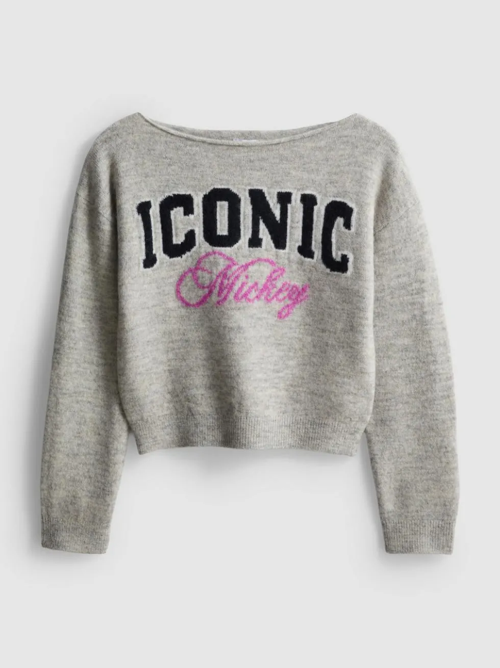 7–15 Jahre | „Disney Micky Maus“ Pullover mit U-Boot-Ausschnitt