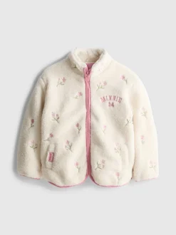1–9 Jahre | „Disney Minnie Maus“ Borgjacke mit Trichterkragen
