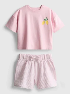 1,5–9 Jahre | Gerade geschnittenes T-Shirt und Shorts im Set