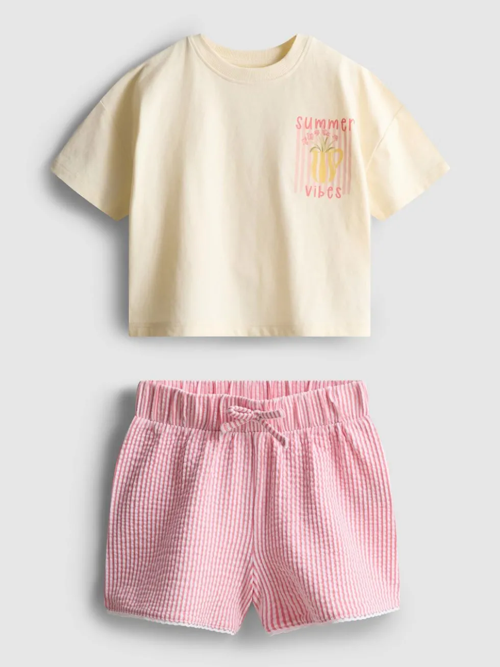 1,5–9 Jahre | Gerade geschnittenes T-Shirt und Shorts im Set