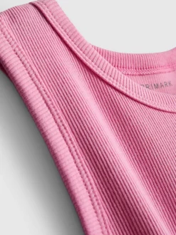7–15 Jahre | Geripptes, ärmelloses Kleid