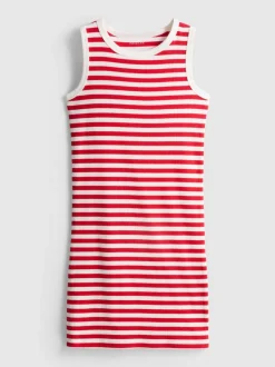7–15 Jahre | Geripptes, ärmelloses Kleid