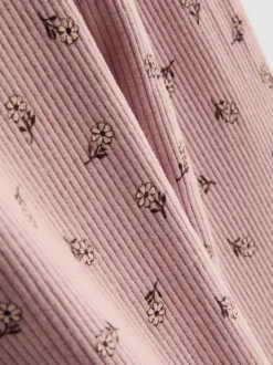 1–9 Jahre | Geripptes Schößchentop und Leggings im Set