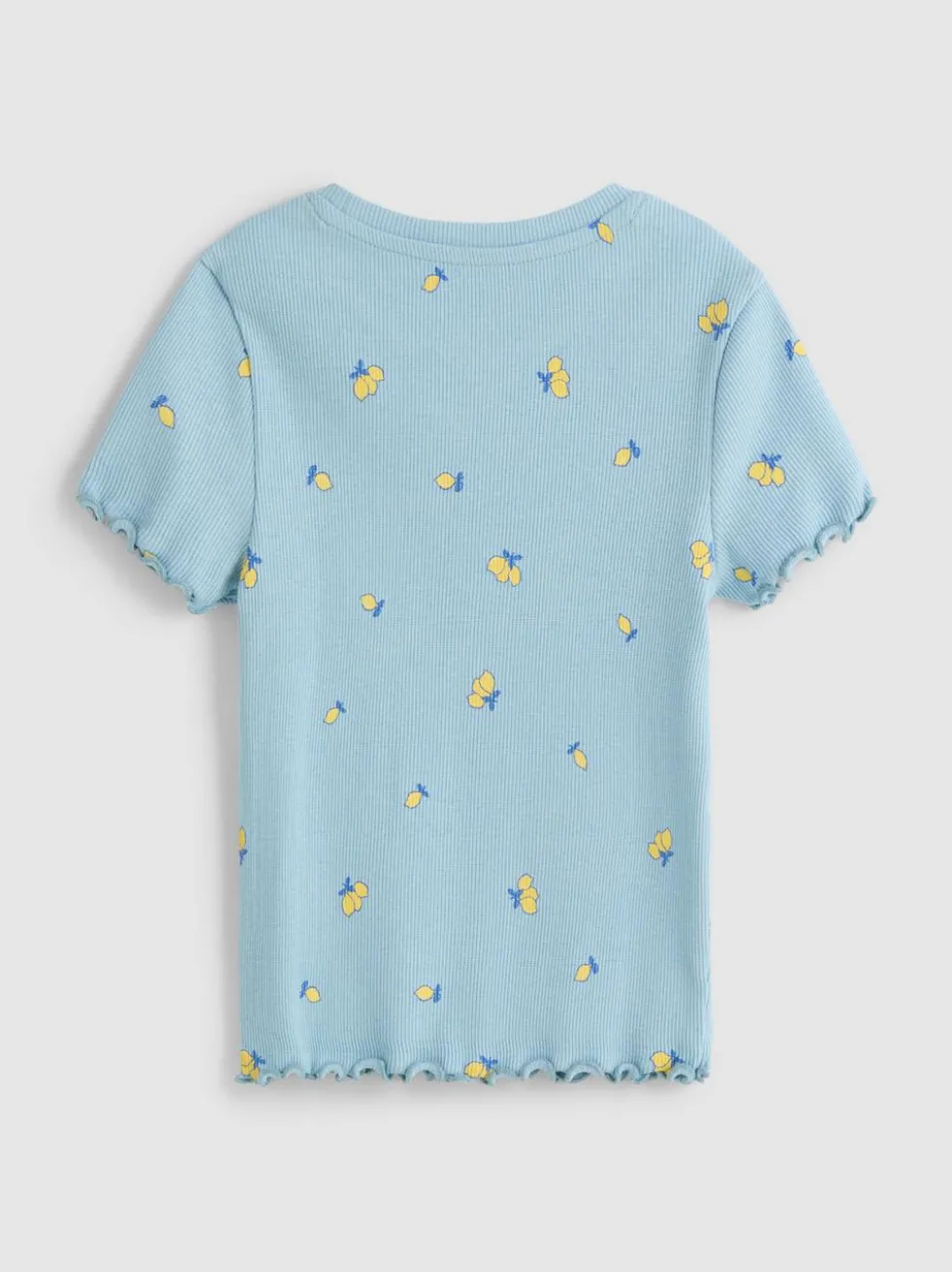 1,5–8 Jahre | Geripptes T-Shirt mit Print und hohem Baumwollanteil