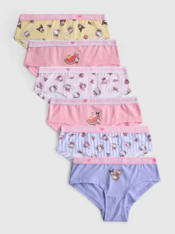 3–15 Jahre | „Hello Kitty and Friends“ Hipster-Slips, 6er-Pack
