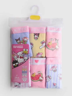 3–15 Jahre | „Hello Kitty and Friends“ Hipster-Slips, 6er-Pack