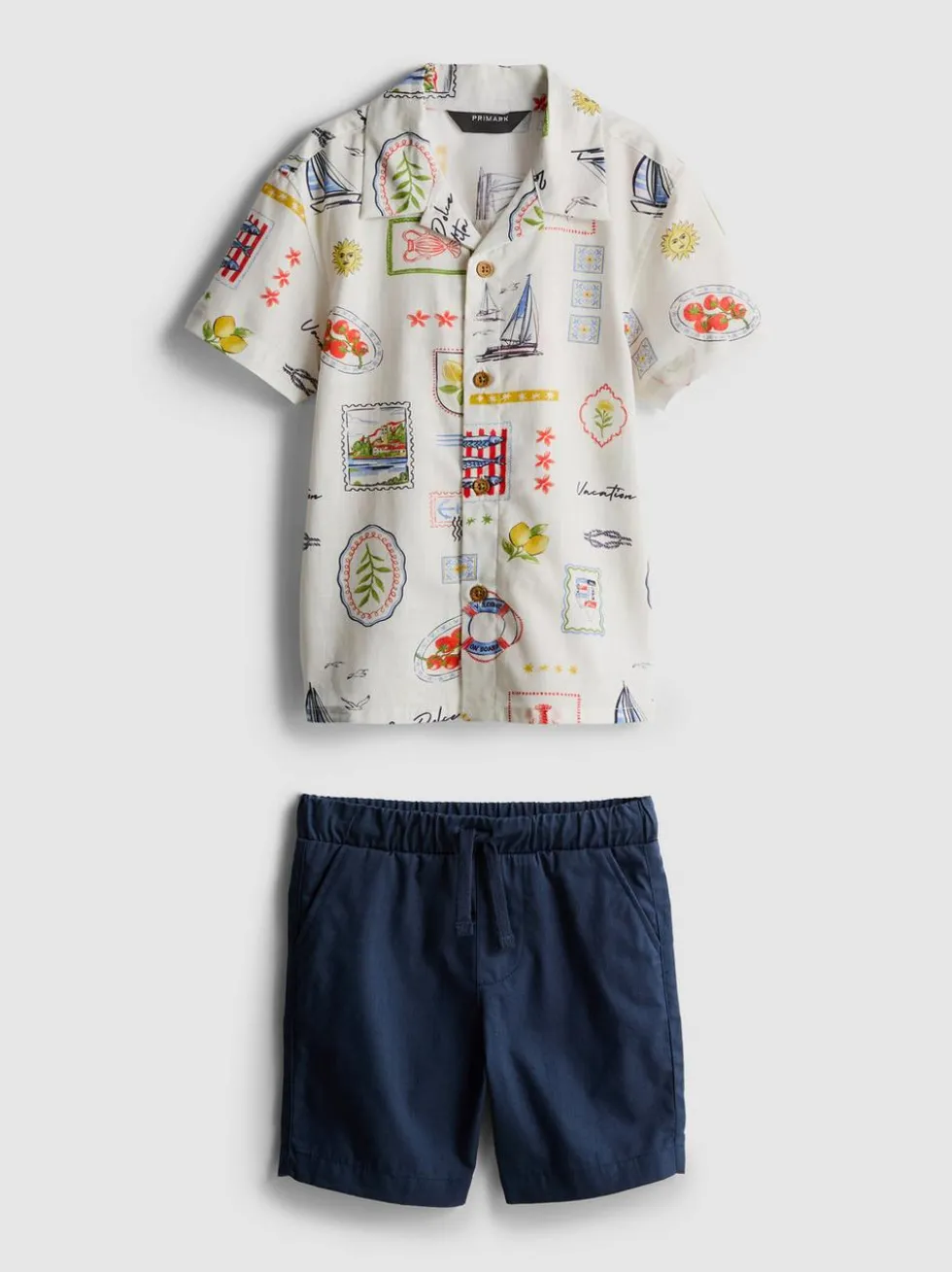 1,5–9 Jahre | Hemd und Shorts mit Print