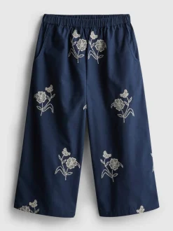 1,5–9 Jahre | Hose mit Blumenstickerei