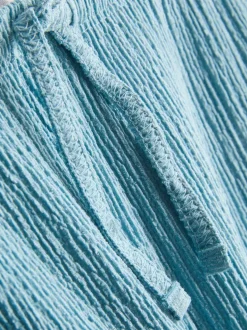 7–15 Jahre | Hose mit Knitterstruktur und gekräuseltem Saum