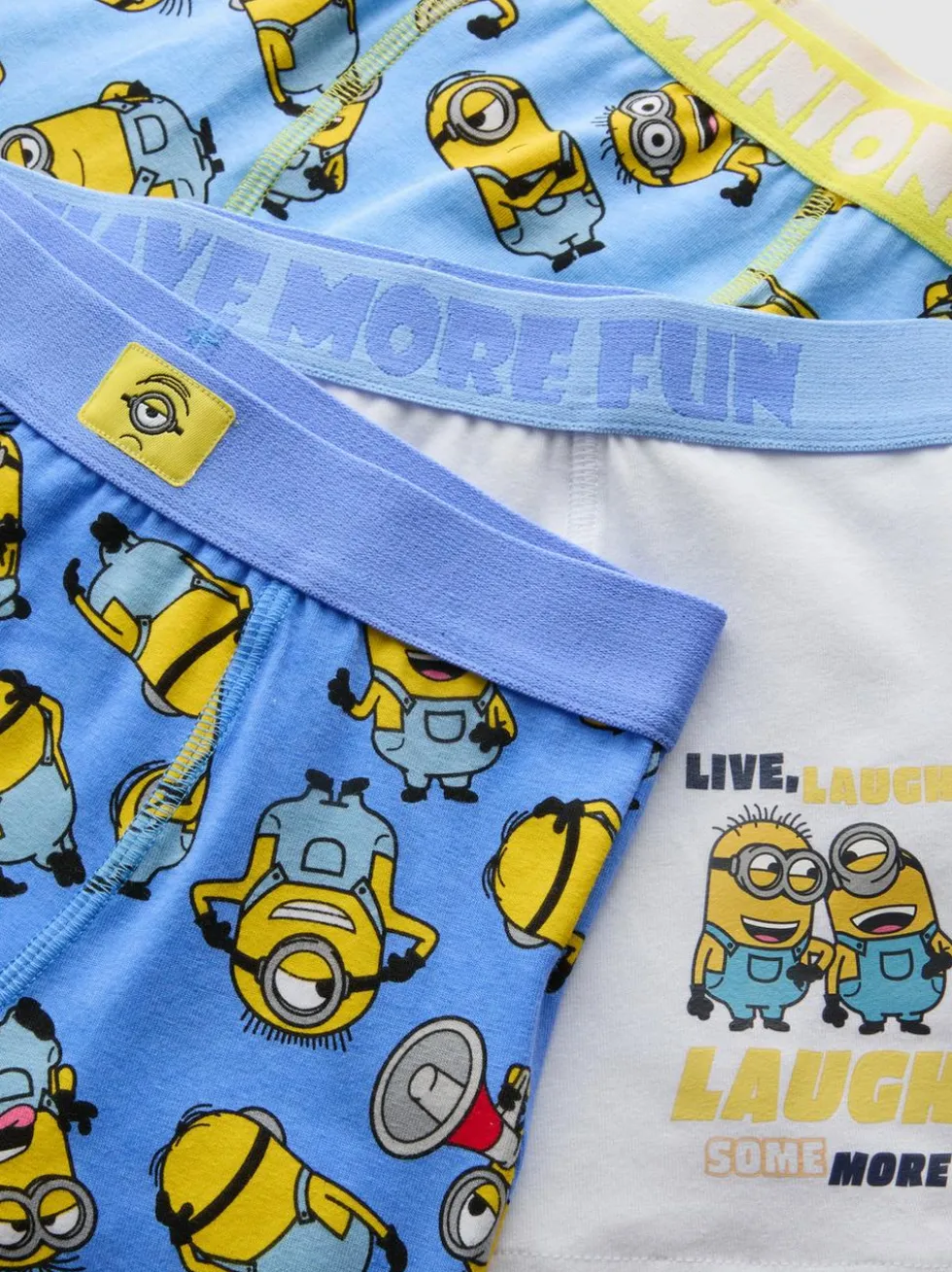 1,5–11 Jahre | „Ich – Einfach unverbesserlich“ Minions-Unterhosen, 3er-Pack