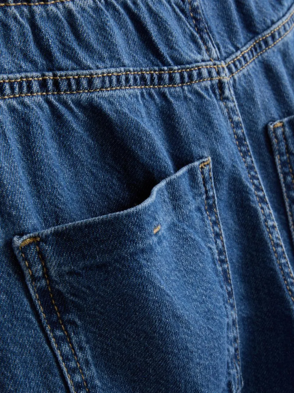 7–15 Jahre | Jeans aus reiner Baumwolle mit weitem Beinschnitt