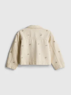 1,5–8 Jahre | Jeansjacke mit Blumenstickerei