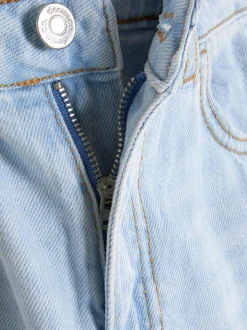 7–15 Jahre | Jeans mit weitem Bein und Schlitz am Saum