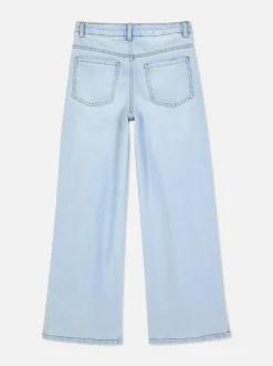 7–15 Jahre | Jeans mit weitem Bein und Schlitz am Saum