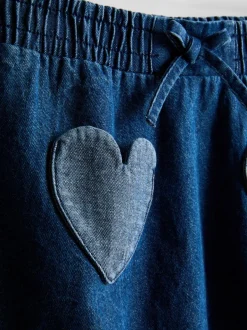 1,5–8 Jahre | Jeansrock mit herzförmigen Taschen