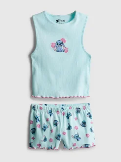 5–15 Jahre | Kurzer „Disney Stitch“ Schlafanzug