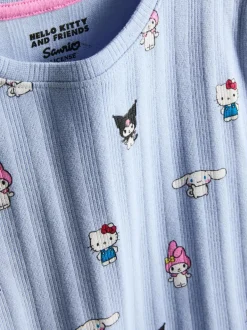 5–15 Jahre | Kurzer „Hello Kitty and Friends“ Pointelle-Schlafanzug