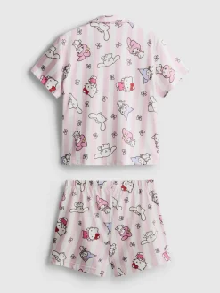 5–15 Jahre | Kurzer „Hello Kitty and Friends“ Schlafanzug