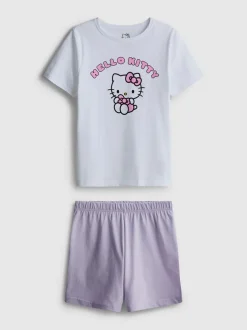 5–15 Jahre | Kurzer „Hello Kitty“ Schlafanzug