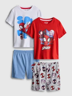 1,5–8 Jahre | Kurzer „Marvel Spidey“ Schlafanzug, 2er-Pack