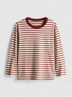 1–9 Jahre | Langarmshirt aus reiner Baumwolle mit Streifen