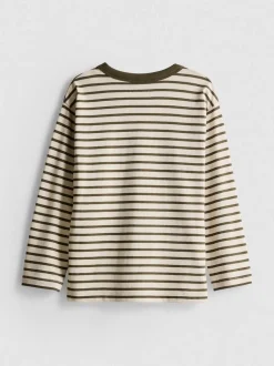 1–9 Jahre | Langarmshirt aus reiner Baumwolle mit Streifen