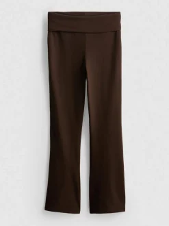 7–15 Jahre | Leggings mit hohem Baumwollanteil, ausgestelltem Bein und umgeschlagenem Bund