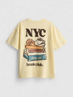 7–15 Jahre | Oversized-T-Shirt mit „New York City“ Grafik