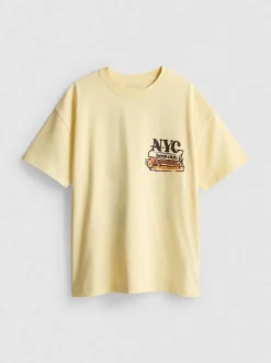 7–15 Jahre | Oversized-T-Shirt mit „New York City“ Grafik