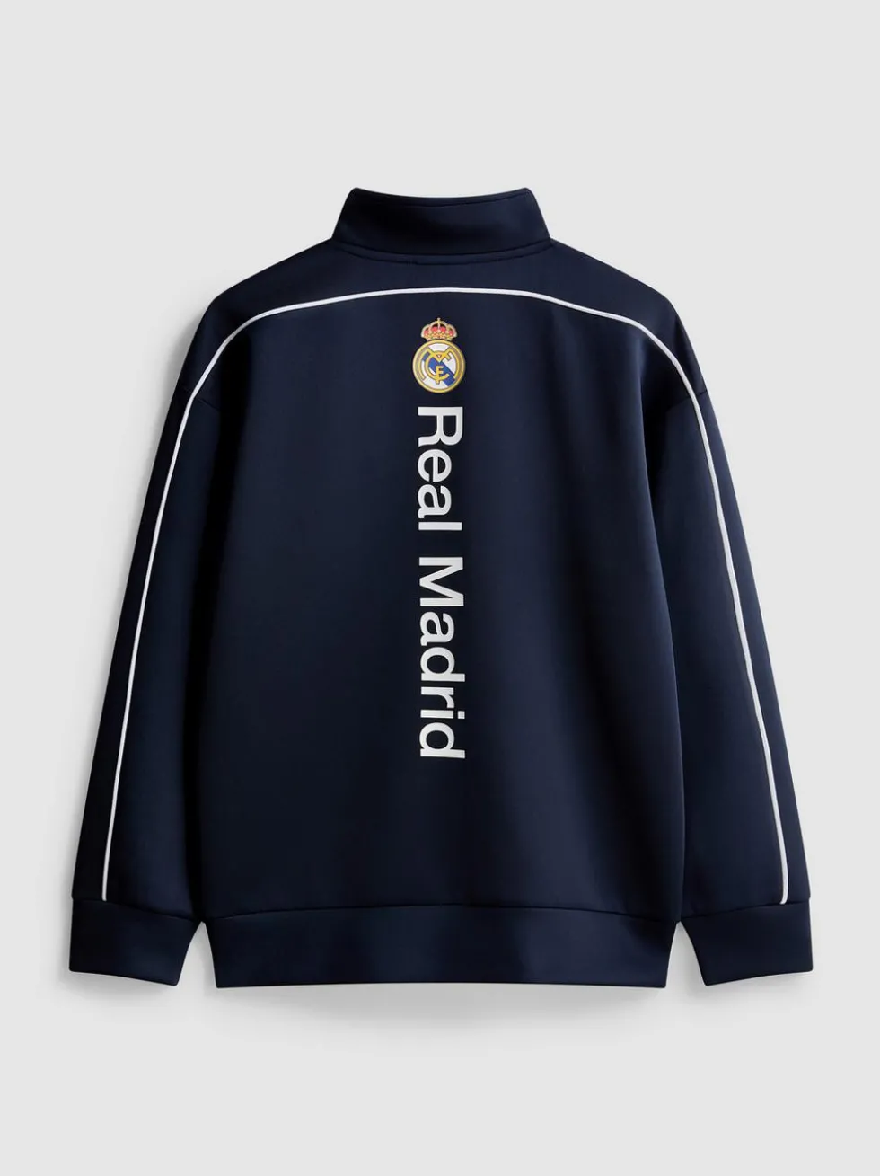 7–15 Jahre | „Real Madrid CF“ Sweatshirt mit halbem Reißverschluss