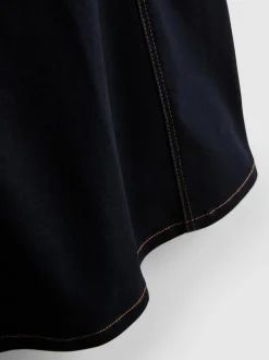 7–15 Jahre | Ärmelloses Jeanskleid mit hohem Baumwollanteil