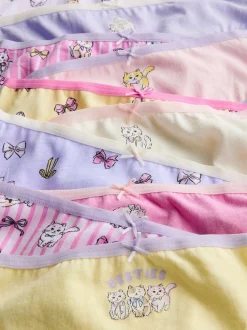 1,5–14 Jahre | Slips aus reiner Baumwolle mit Katzen-Grafiken, 10er-Pack