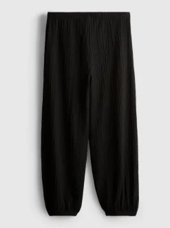 7–15 Jahre | Strukturierte Ballonhose in Knitteroptik