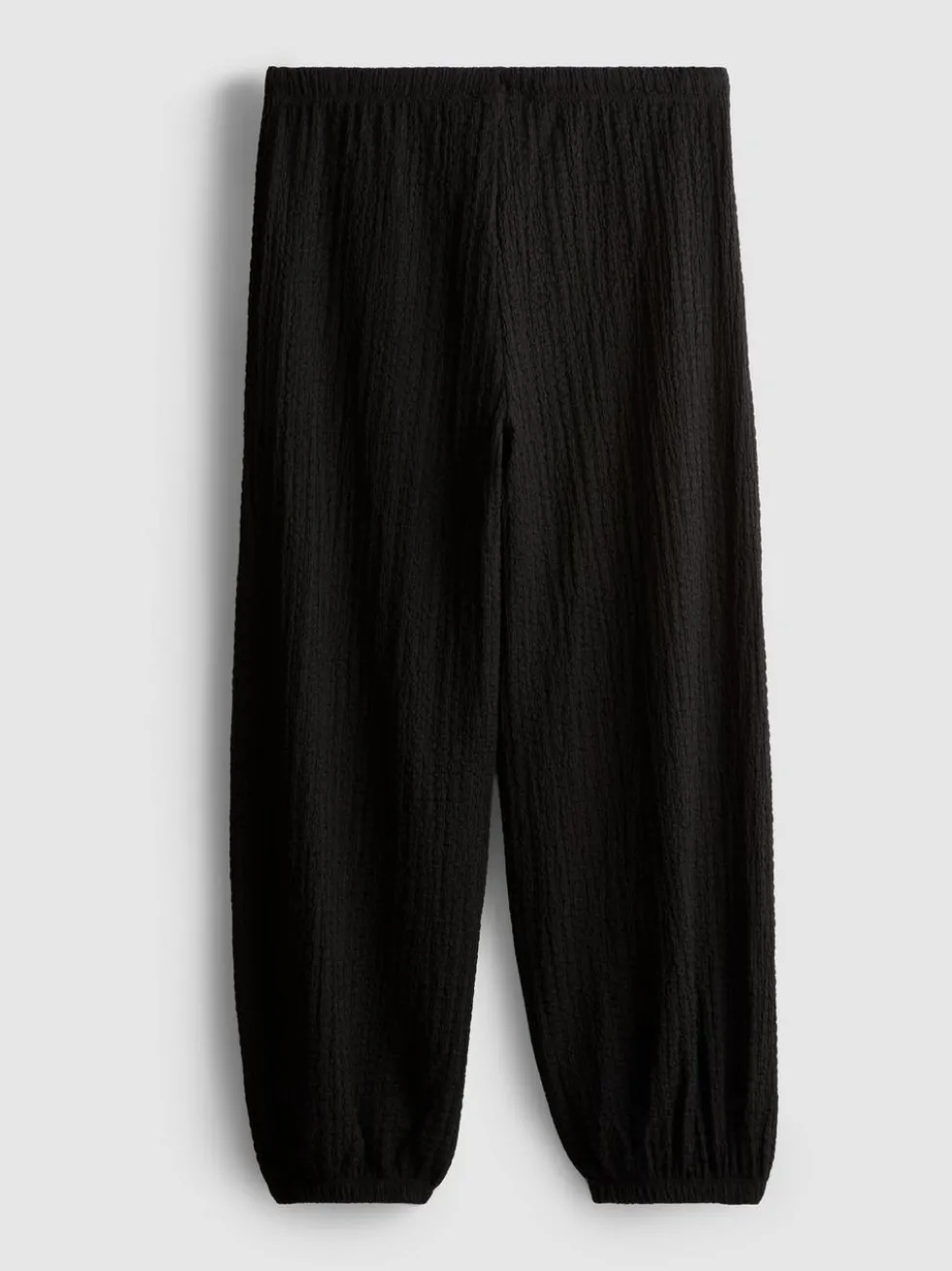 7–15 Jahre | Strukturierte Ballonhose in Knitteroptik