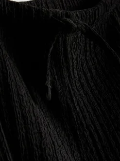 7–15 Jahre | Strukturierte Ballonhose in Knitteroptik