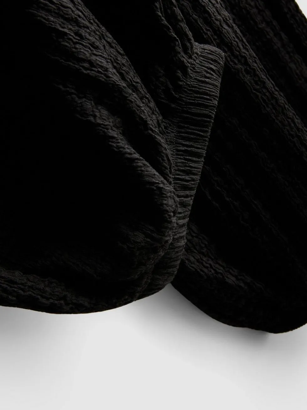 7–15 Jahre | Strukturierte Ballonhose in Knitteroptik