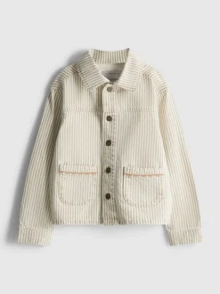 1,5–12 Jahre | „The Edit“ Hemdjacke aus Baumwoll-Denim mit Nadelstreifen