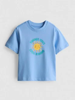 1–9 Jahre | T-Shirt aus reiner Baumwolle mit Grafik