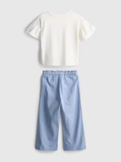 1,5–9 Jahre | T-Shirt mit Rüschen und Hose
