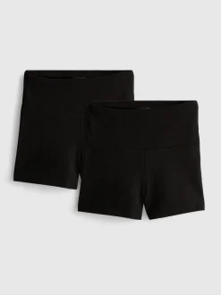 7–15 Jahre | Yogashorts, 2er-Pack